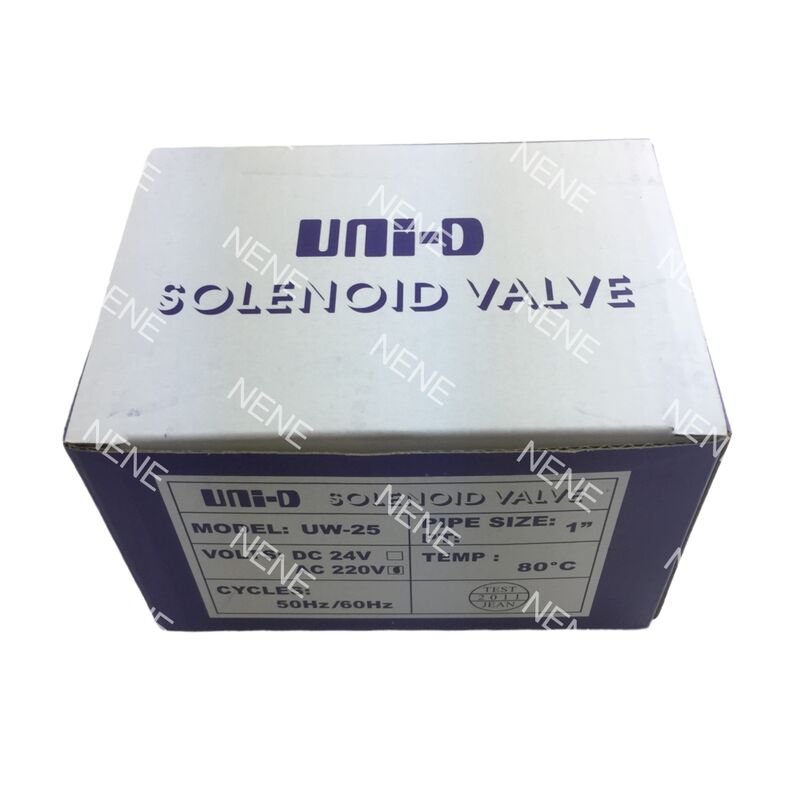 UNID NBR válvula de solenoide de diafragma UW-65 válvula de solenoide 2-1/2" flanqueada 2/2 forma normalmente fechada (N.C.)