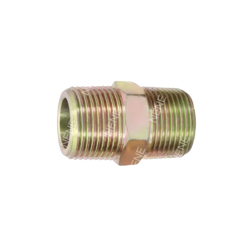 Junção de união de boca plana de 1/8" a 3/8" Reduzindo a junção de conexão de tubos com diferentes tamanhos em ambas as extremidades