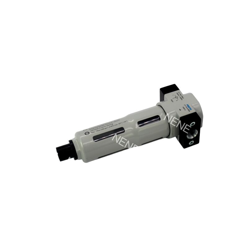 Filtro de ar comprimido Festo LF-1/4-D-MINI-A 159617 Cassação de liga de zinco Metal Bowl Guard Sinter Filter G1/4 Port 0,5-12 bar 40 μm Descolagem totalmente automática