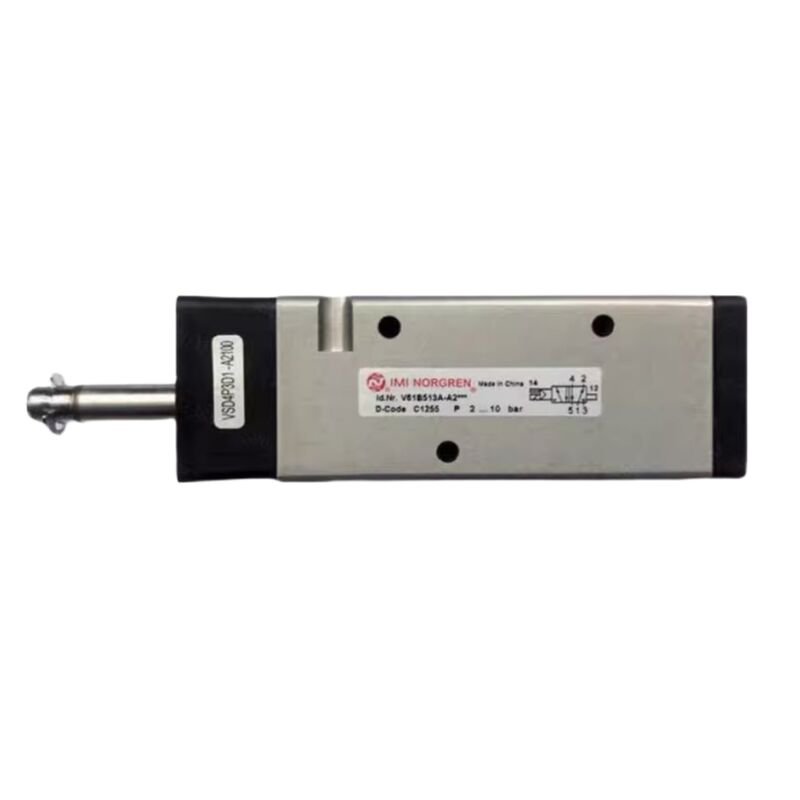 Válvula de solenoide de ar industrial de 2/5 vias V61B317A-A218J Tipo operado por piloto