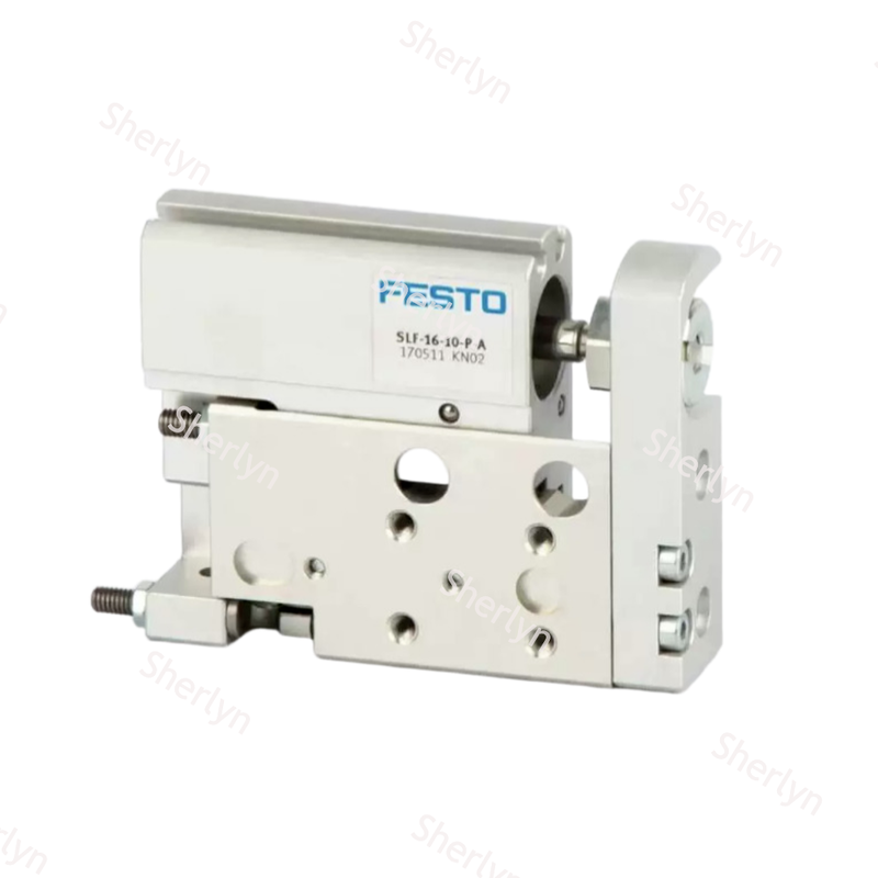 Em estoque FESTO 170504 SLF-6-20-P-A Mini cilindro de diapositivo de perfil fino 6 × 20 mm Actuador de alumínio de dupla ação para equipamentos de teste eletrônico