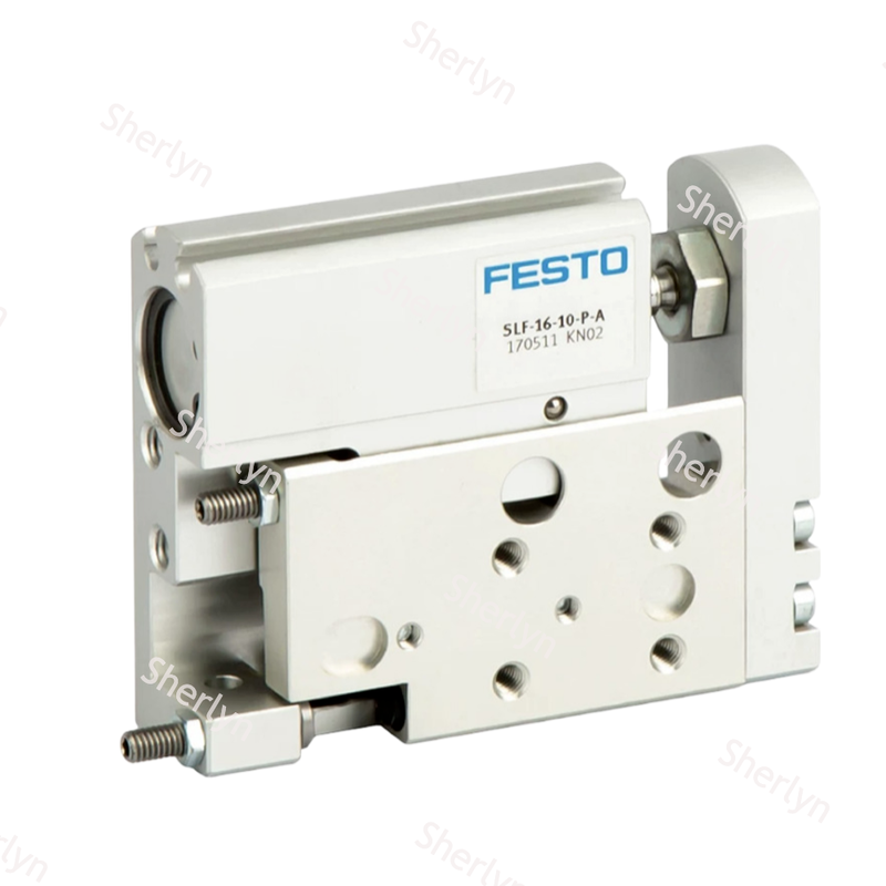 Festo de dupla ação 170503 SLF-6-10-P-A cilindro de ar de deslizamento linear, 6 × 10 mm corpo de alumínio resistente à corrosão