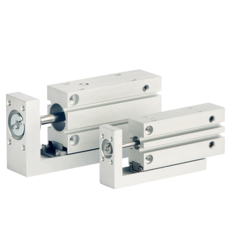 Mini cilindro de deslizamento de guia de bola com almofada de ponta dupla SLS-10-10-P-A #170492 FESTO SLS Série cilindro pneumático de dupla ação 10 mm de furo 10 mm de curso para equipamento de posicionamento de precisão