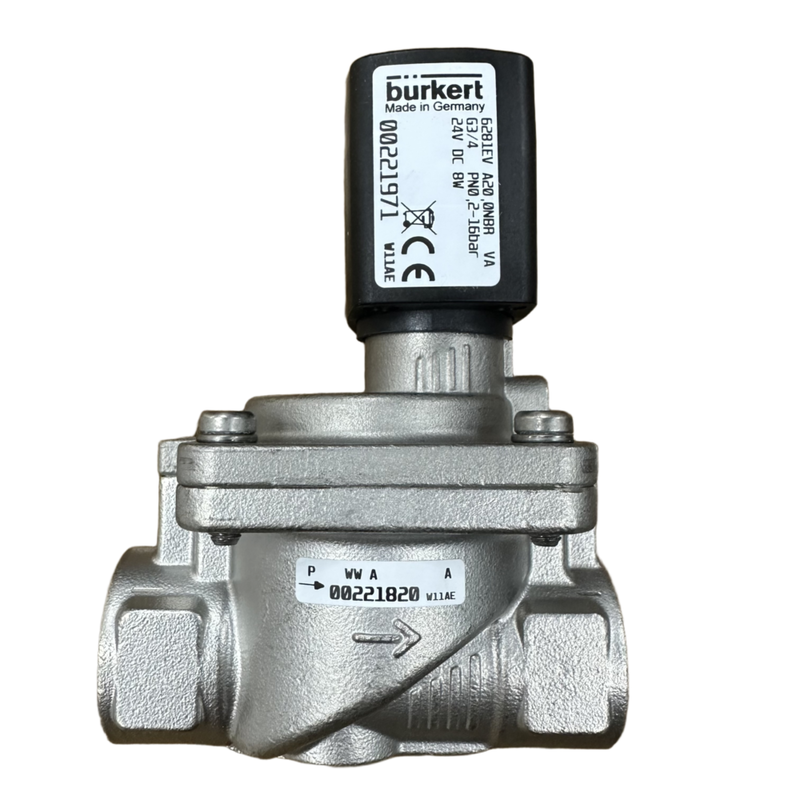Série 6281 válvula de solenoide pneumática de aço inoxidável 2 vias normalmente fechada função de válvula portos tamanhos G3/8 "para G2" Ideal para automação pneumática