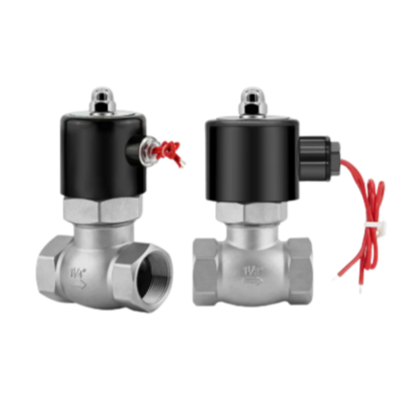 2L-10 Faixa de pressão de 0,1 a 1,5 MPa válvula solenoide pneumática com material de vedação PTFE e faixa de temperatura de -20°C a 185°C
