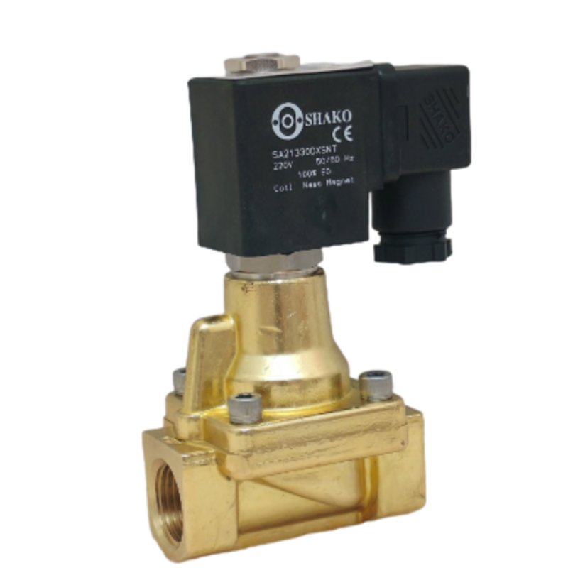 Válvula solenoide pneumática compatível com vapor de 13 mm Tamanho do orificio padrão 220VAC Adequado para equipamentos e sistemas pneumáticos