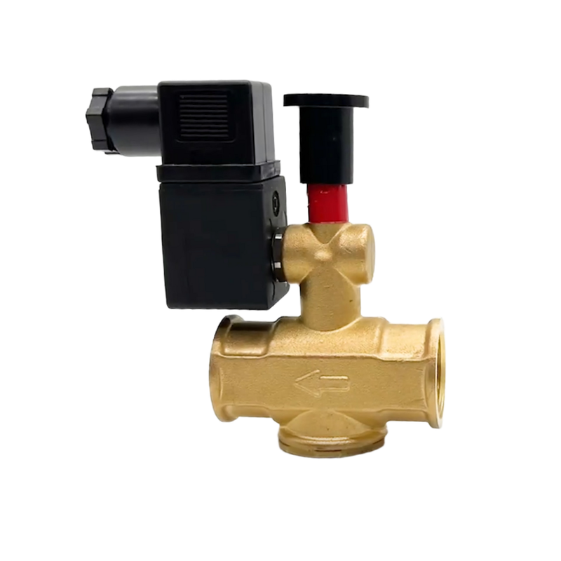 13EAB20K06 NBR Material de vedação 220VAC Válvula solenóide pneumática de 2 vias Função normalmente aberta Componente de controle pneumático ideal