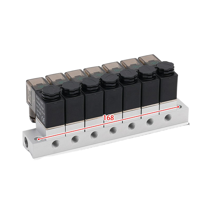 Anel de vedação FKM 1-Inlet-6-Outlet 2V025-06-6F Coletor de válvula solenóide e 2V025-06-7F 1-Inlet-7-Outlet
