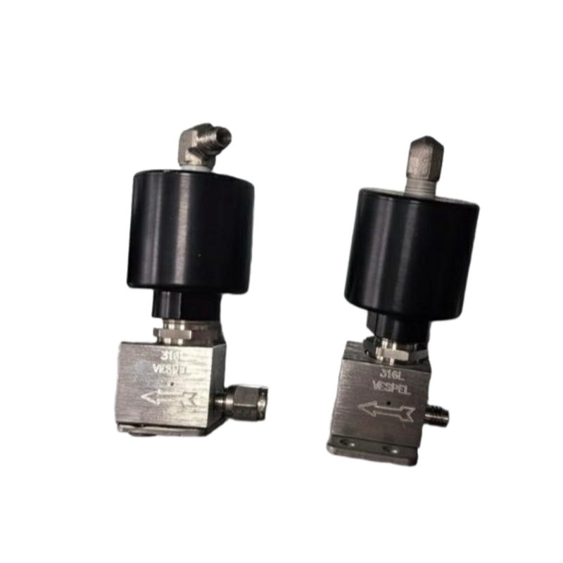 Válvula solenóide pneumática operada por piloto de pistão de tamanho de porta de 1/2 ''8.7BAS080B04 2/2 tamanho de orifício normalmente fechado de 8 mm