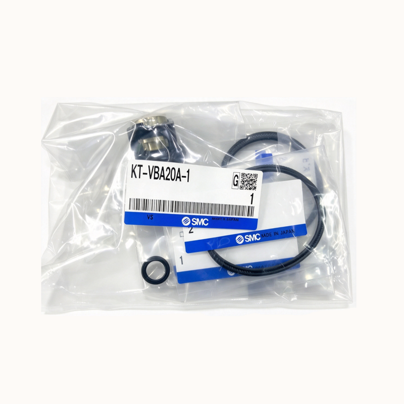 Kit de Reparo de Válvula Booster Pneumática SMC KT-VBA11A-2, Anel O Resistente ao Desgaste e Conjunto de Vedação do Pistão para Sistema de Amplificação de Pressão de Ar VBA11A
