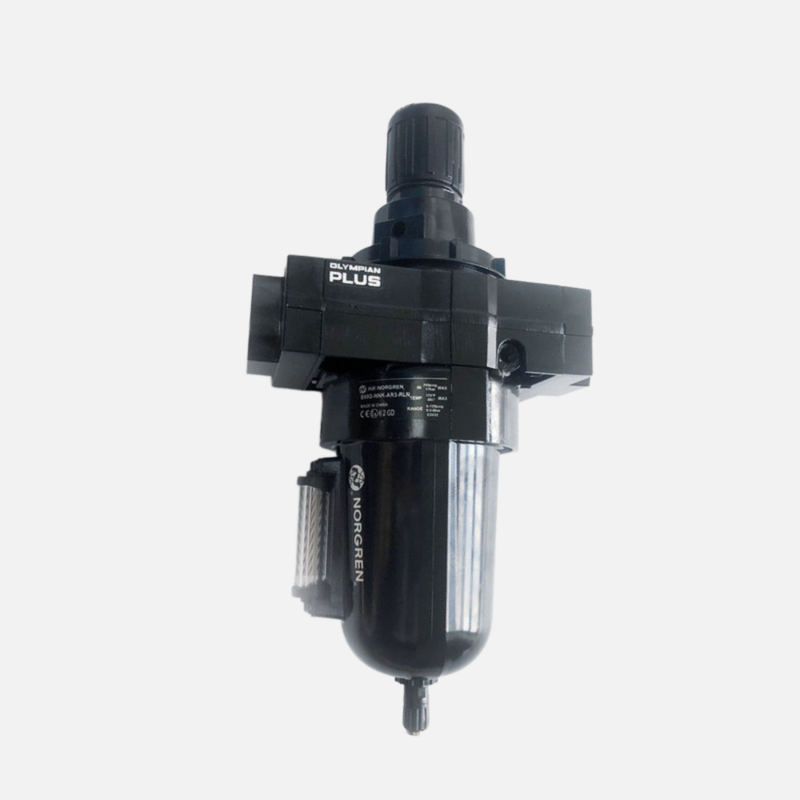NORGREN B68G‐6GK‐AR3‐RLN B68G‐NNK‐MR3‐RLN Olympian Plus Filter‐Regulator Aluminium Bowl Auto‐Manual Drainage 40μm Non-Rising Lock Knob Max 17Bar Para Circuitos de Ar Comprimido Pesado