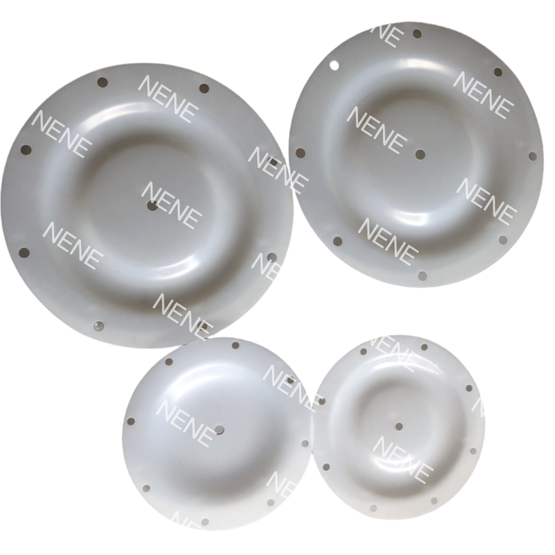 QBY3 Série 365MM Diâmetro Externo Furo Central 92MM Branco Membrana de Bore Extra Grande QBY3-125 AODD Parte de Reparação de Bomba