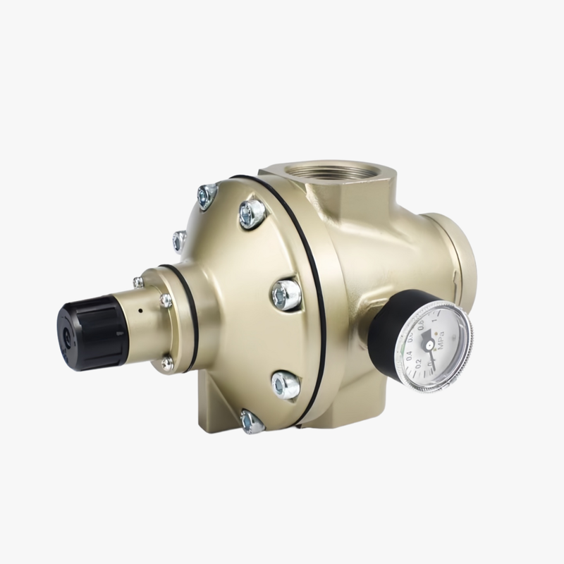 Regulador Estabilizador de Ar Comprimido SMC AR625-10G com Manômetro Válvula de Alívio Piloto Rc1"