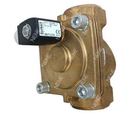Valva de solenoide Burkert 6281 00221953 G1/2 2/2 Geralmente fechada com controle manual 13.0 Flow Hole NBR Seal AC220V 8W 0.2-16bar