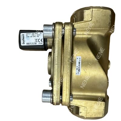 BURKERT 2/2 Way Solenoide Valve 00221958 Tipo 6281 G1 Normalmente Fechado Brass Construção Manual de Superposição NBR Selo 20.0 Orifício de Fluxo DC24V 8W 0.2-16 Bar