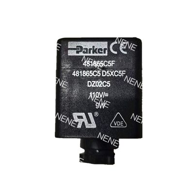 BOBINA DE VÁLVULA SOLENOIDE PARKER 481865C5 DC110V 9W, Válvulas Solenoides FCSE 32mm