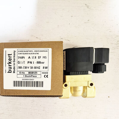 "00304194 00304191 00304193 válvula de controlo de solenoide de Burkert que proporciona um funcionamento estável em várias aplicações industriais 5404 G1/2 2/2 Normalmente fechada