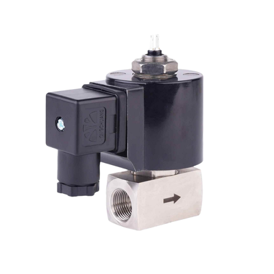 Válvula solenoide de retorno de mola 8.16AAS030B PTFE Material de vedação de 3/8 de polegada Tamanho do portão Tamanho do orifício 3mm