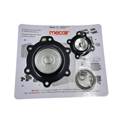 Acessório de uso pesado DB114 FKM Diafragma montagem de mola Substituição direta para reduzir o vazamento de Mecair Pulse Jet válvula solenoide válvula compatível VNP/VEM214/314/414/614/714
