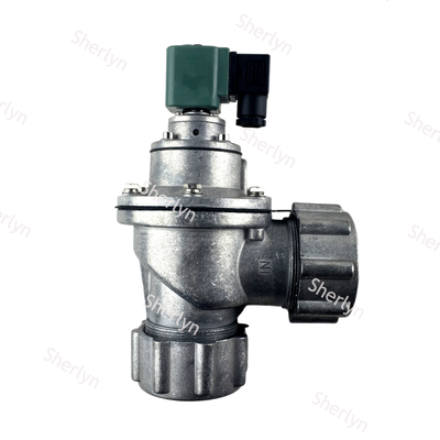 BFEC DMF-ZM-40 1.5 "Válvula de pulso de solenoide de tipo de porca de ângulo reto, DN40 Válvula de limpeza a jato de coletor de poeira para sacos