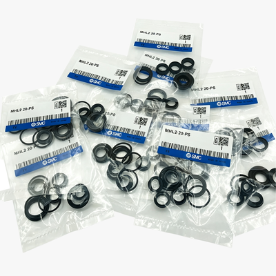 Kit de vedação de material NBR da série MHL2 para tamanhos de furo de 10 mm a 40 mm com mecanismo de pistão duplo