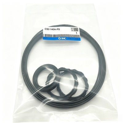 Kit de Reparo de Cilindro SMC CS1-125A-PS / CS2-125A-PS Conjunto Completo de Vedação para Cilindro Pneumático de 125mm de Diâmetro CS1 CS2 Vedação de Borracha Antivazamento Peças de Reposição para Automação Industrial
