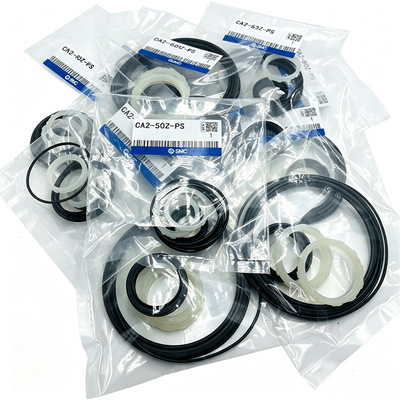 CA2‐80Z‐PS Pacote de Reparo de Selo Adequado SMC 80mm Borro CA2 Cilindro Restaurar Desempenho do Travesseiro Ajustável Para Equipamento Pneumático da Linha de Produção